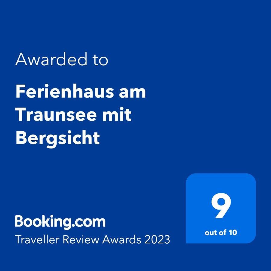 Ferienhaus Am Traunsee Mit Bergsicht Traunkirchen Eksteriør billede